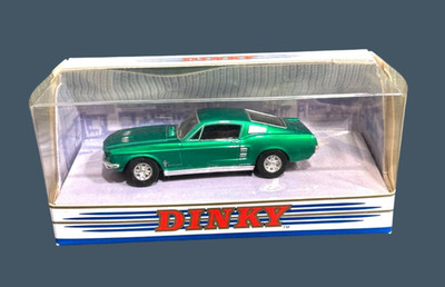 Dinky Toys 1967 Ford Mustang Fastback Die-Cast Model In Green 1:43 Scale New Box