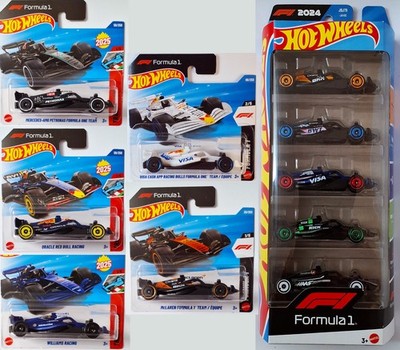   10 x FORMEL 1 - RED BULL RACING BULLS WILLIAMS MERCEDES F1 FORMULA HOT WHEELS