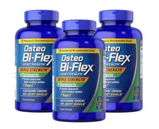 3 Pack Osteo Bi-Flex Triple Strength Joint Health Turmeric 220 Count Exp 2028.