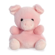 Aurora Palm Pals, Wizard The Pig Soft Toy, 61242, 5 inches, Pink Single