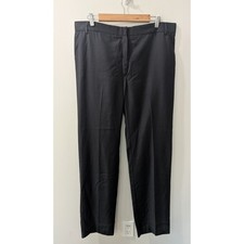 MNG Mango Micro Pinstripe Trousers Pants 