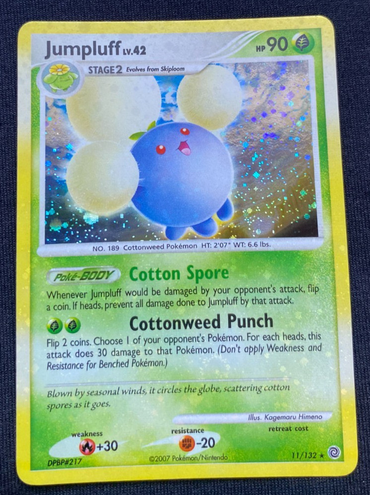 Jumpluff - 11/132 – Rare Holo – Secret Wonders – Unlimited LP