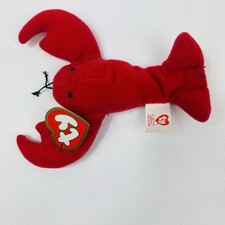 1993 Ty Teenie Beanie Baby Pinchers The Red Lobster Plush Stuffed Animal 5"