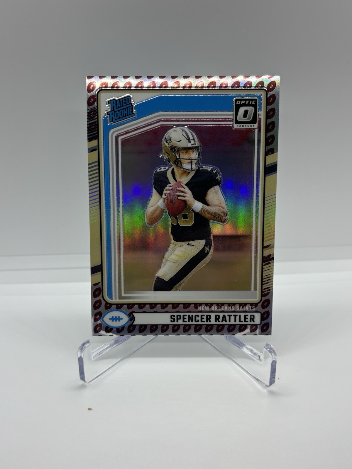 2024 Panini Donruss - Spencer Rattler (RC) #359 *Football Emoji Optic Preview