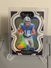 2025 Panini Select Football Isaac TeSlaa Rookie Suite Level White Prizm /35 