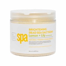 BCL Spa 16 oz. Brightening Lemon  Lily Dead Sea Salt Soak