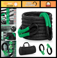Heavy Duty Kinetic Recovery Rope Kit 30 W 2 Soft Shackles 30580lbs Towing Str Heavy Duty Kinetic Recovery Rope Kit 30 W 2 Soft Shackles 30580lbs Towing Str