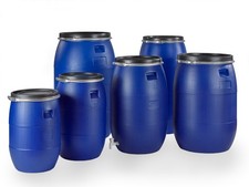 Weithalsfass Futtertonne Fasssilage Kunststoff Regen Fass Gepäcktonne 60-220l