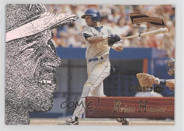1996 Pinnacle Aficionado Artist's Proof Brian Hunter #105 1c0k