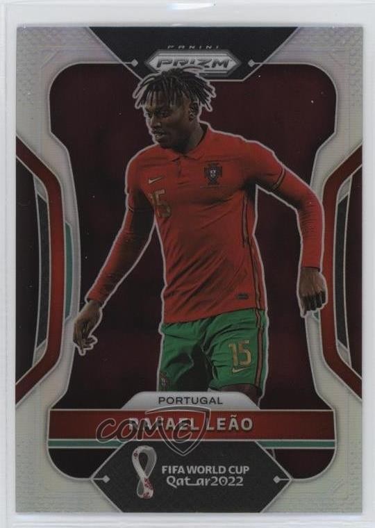 2022 Panini Prizm World Cup Qatar Silver Prizm Rafael Leao #181 14tf