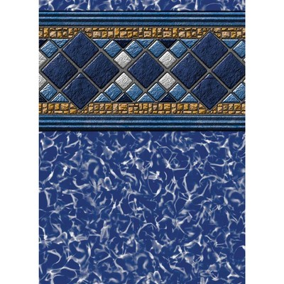 #ad 24#x27; Round 54quot; EZ Bead Crystal Diamond Above Ground Pool Liner