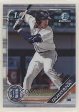 2019 Bowman Draft Chrome Refractor Nick Quintana #BDC-105 ov4