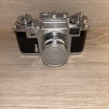 Contax III Meter Film Camera With Zeiss 50mm f/2 Red T Lens- Clean