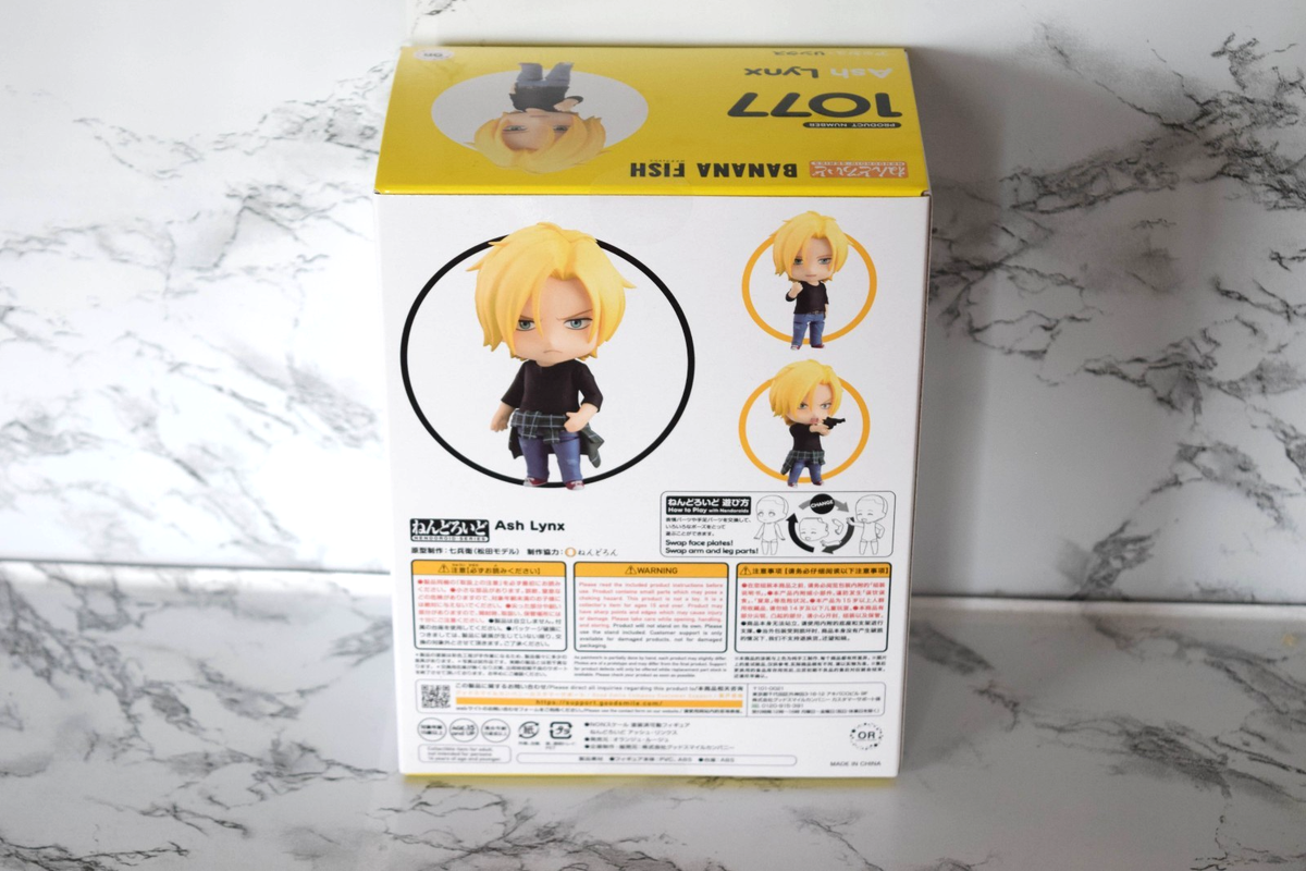 NEW SEALED BOX Nendoroid 1077 Ash Lynx Banana Fish US Seller | eBay