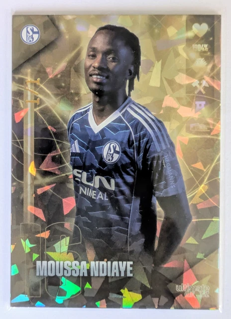 1/1 !!! Ultimate Dropz Schalke 04 - Ein Leben lang Moussa Ndiaye Topps Panini