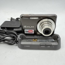 Casio Exilim EX-S880 8.1MP Digital Camera Black TESTED  WORKING