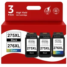 PG-275XL CL-276XL Ink Cartridge compatible with Canon Pixma TS3522 TR4722 TR4720