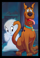 Casper Friendly Ghost Scooby Doo Cartoon Halloween Costume Dress Up  MAGNET