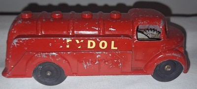 Vintage 1950's LONDON TOYS TYDOL OIL TANKER TRUCK FRICTION