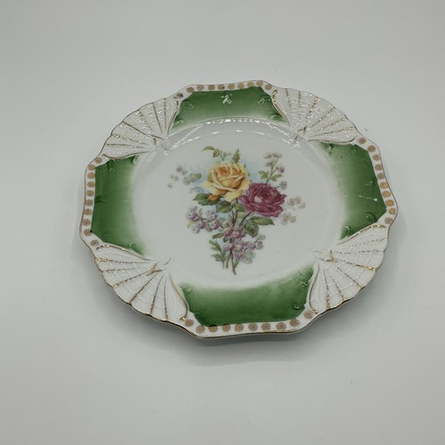 THREE CROWN CHINA GERMANY Salad/dessert Plate With Gold Accents - Picture 5 of 6