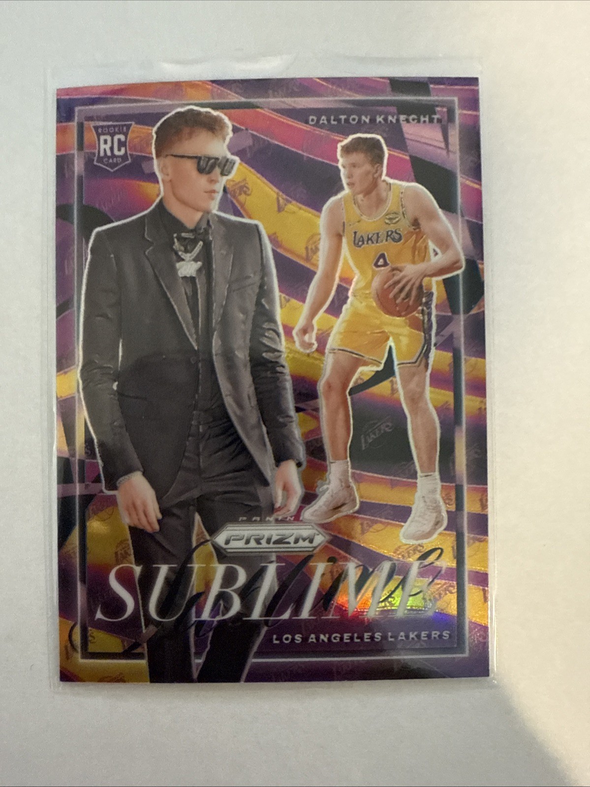 2024-25 Panini Prizm - Dalton Knecht SUBLIME PRIZM RC Case Hit SSP #1 Lakers