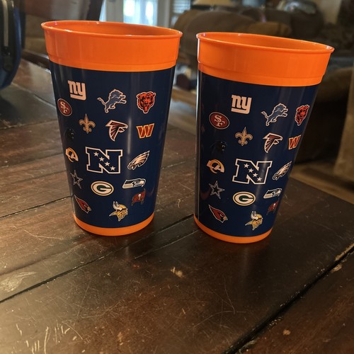 NFL Teams Super Bowl 32oz Cup Little Caesars Lot of 2 | eBay