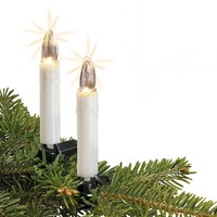 Lichterkette Kerzen Innen, 20 Led, LichtläNge 5,7M, Schaft Elfenbein, Stecker