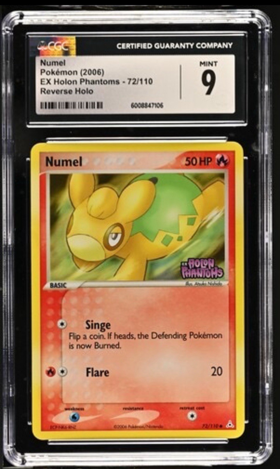 Numel 72/110 Holon Phantoms Reverse Holo CGC 9