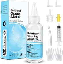 Printhead Cleaning Kits Inkjet Printers, Printer Kit 100mL, Clear 