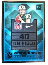2018 ELEMENTS SAM DARNOLD SB CHAMP XENON ROOKIE JUMBO MATERIALS METAL BLACK #1/1