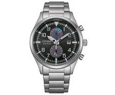 Citizen Men's Eco-Drive Chronograph Stainless Steel Watch CA7028-81E NEW