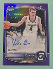 2025-26 Bowman Chrome JOSH DIX Auto Purple Refractor #/250 RC Creighton #CPA-JD