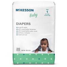 McKesson Baby Baby Diaper Size 1 8 to 14 lbs. BD-SZ1 120 Ct