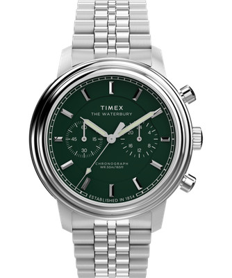 Timex Waterbury Metropolitan Silber Herren Armbanduhr TW2Y23600