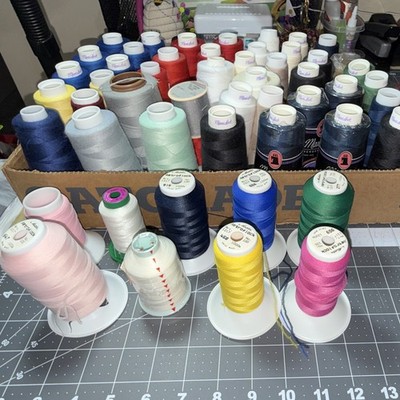 Maxi-Lock and Others All-Purpose Serger Thread Lot of 56 to total 4 in wrapper