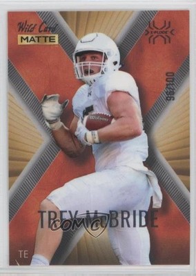 2022 Wild Card MATTE X-Plode Gold - Orange X /100 Trey McBride Rookie RC 2b2