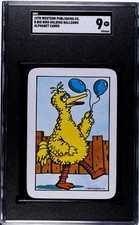Big Bird Rookie - 1978 Sesame Street Alphabet Cards - SGC 9 - POP 3, 0 Higher