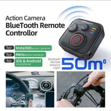 BT5.1 Selfie Remote Controller for Insta360 Gopro Action Camera Ios Android Blue