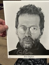 Eric Clapton ~ Signed Autographed 8 x 10 Promo Estate Find NO Authentication