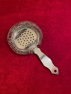 ASPREY COCKTAIL GETRÄNKE SIEB - Versilbert Hausbar Martini 