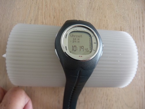 Polar F11 Electro Digital Sportuhr Armband anthrazit incl. Brustgurt