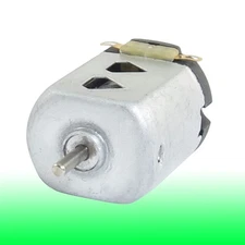 1.5V DC 9000RPM Silver Tone Flat Electric 130 Motor for Four-wheel