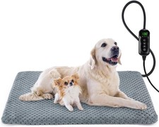 Pet Heating Pad, Waterproof Adjustable Temperature Dog Cat Heating Pad with