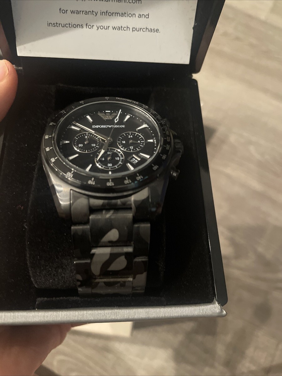 Emporio Armani Sportivo Quartz Black dial Black Steel Strap Emporio Armani Sportivo Quartz Black dial Black Steel Strap
