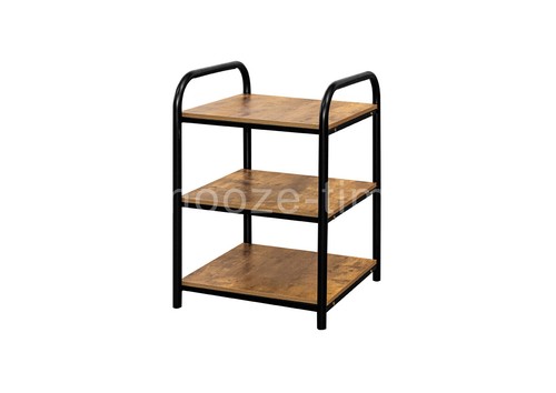 Vintage style Mell Black Double Bed Frame Small Double King Size Side Table - Picture 2 of 5