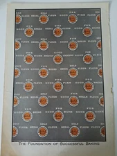 1910 Washburn Crosby Gold Medal Flour emblem Foundation successful baking ad