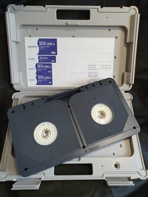 SONY SD1-1300LA 19mm x 1330m 100GB DIGITAL DATA TAPE CASSETTE D1D