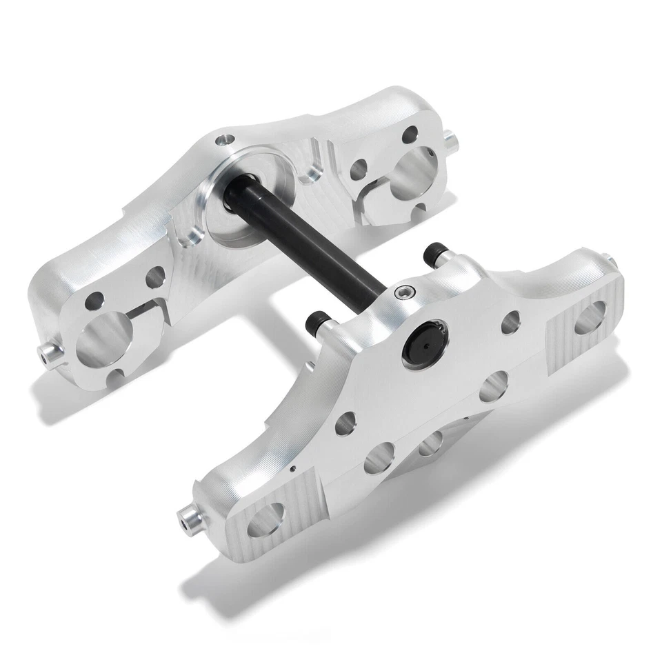 Touring 21" 23" Wheel 6 Degree Raked Triple Trees For Harley Electra Glide 97-13 Foto 3 de 4