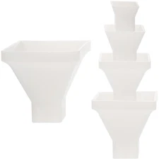 5Pcs Pyramid Silicone Moulds Flexible Shape DIY Resin Epoxy Casting Mould