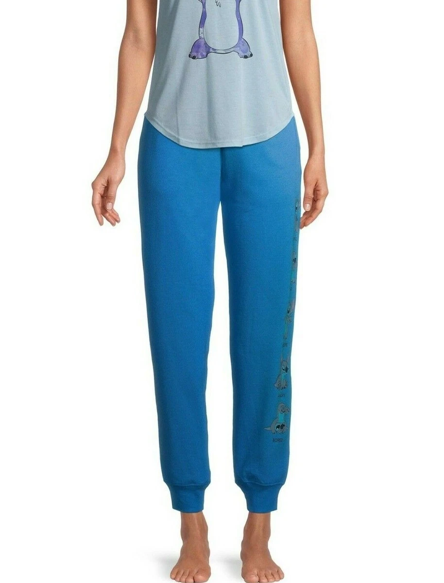 DISNEY Lilo & Stitch Jogger Sweat Pants Size XS-2X Plus Womens Jr